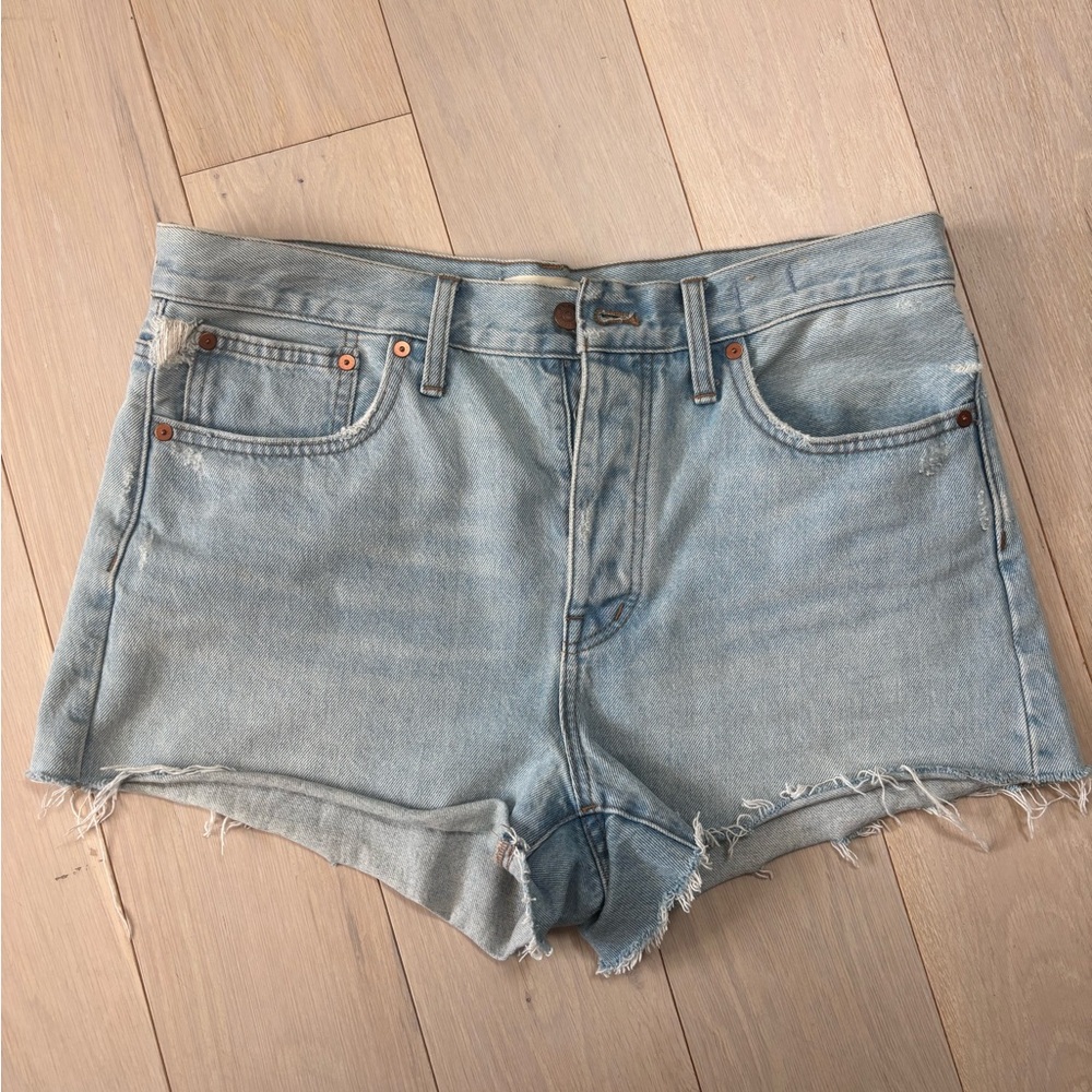 Madewell Light Blue Denim Women's Shorts